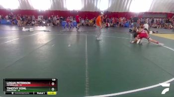 138 lbs Round 3 (4 Team) - Logan Peterson, Cumberland vs Timothy Kohl, Princeton