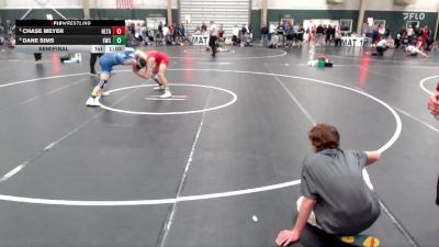 144 lbs Semifinal - Dane Sims, Eaglecrest Wrestling Club vs Chase Meyer, Next Level Training Academy