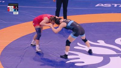72 kg Finals 1-2 - Wiktoria Choluj, Poland vs Zelu Li, China