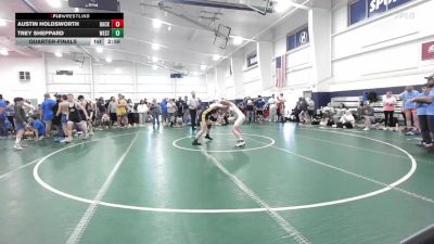 160 lbs Quarterfinal - Austin Holdsworth, Backyard Barbarians-MS vs Trey Sheppard, West Virginia Wild-MS