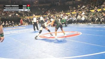 135 Class 2 lbs 5th Place Match - Maleyah Morrow, Mehlville vs Aubrey Peterson, Francis Howell North