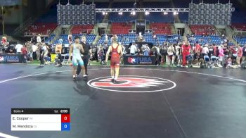 120 lbs Cons 4 - Easton Cooper, Wisconsin vs Moses Mendoza, California
