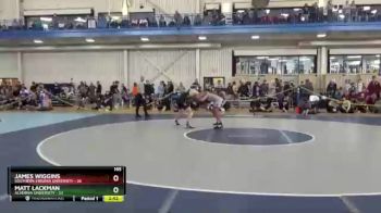 165 lbs Champ. Round 2 - Matt Lackman, Alvernia University vs James Wiggins, Southern Virginia University