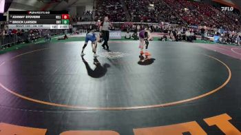 3A 106 lbs Quarterfinal - Brock Larsen, Firth vs Johnny Stovern, Kellogg