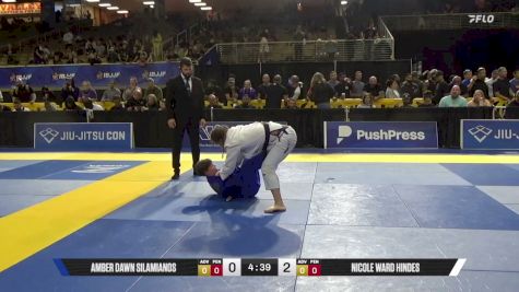 Nicole Ward Hindes vs Amber Dawn Silamianos 2026 Pan Jiu Jitsu IBJJF Championship
