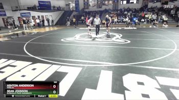 141 lbs Quarterfinal - Sean Johnson, Glenville State University vs Ashton Anderson, Findlay