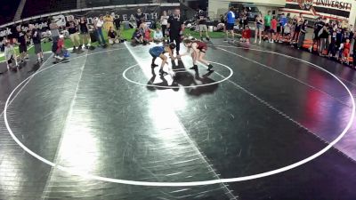 85-90 lbs Champ. Round 2 - Brylee Janes vs Vayda Chavez, Nevada