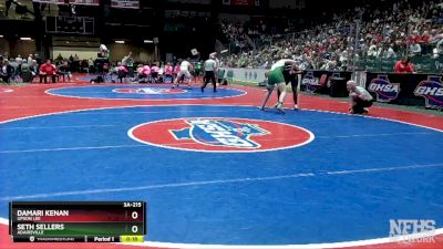 3A-215 lbs Cons. Semi - Seth Sellers, Adairsville vs Damari Kenan, Upson Lee