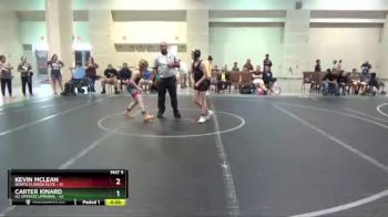 92 lbs Round 4 (6 Team) - Kevin Mclean, North Florida Elite vs Carter Kinard, U2 Upstate Uprising
