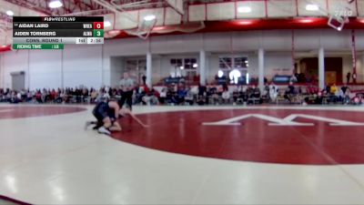 149 lbs Cons. Round 1 - Aidan Laird, Wheaton (il) vs Aiden Tornberg, Alma