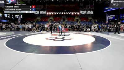 100 lbs Cons. Rd Of 32 - Jayland Davis, IN vs DeVaughn Miller, AL