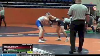 125 lbs Champ. Round 2 - Kyle Murray, John Carroll University vs Braden Schuyler, Elizabethtown College