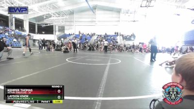 96 lbs Round 3 (4 Team) - Kemper Thomas, Victory Wrestling vs Laydon Knox, Untouchables Purple