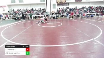 144 lbs Quarterfinal - Justin Vincenti, Silver Lake vs Max Kupferman, Canton