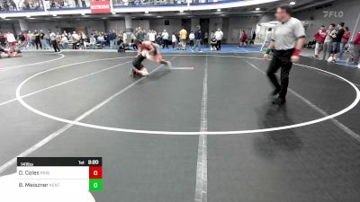 141 lbs Round Of 32 - Danny Coles, Princeton U vs Billy Meiszner, Kent State