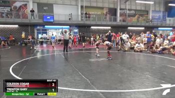 65 lbs Round 8 (10 Team) - Coleson Cogar, Louisiananimals Red vs Trenton Gary, Pace WC