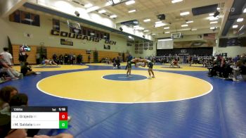 135 lbs Quarterfinal - Jesse Grajeda, St. John Bosco vs Manuel Saldate, SLAM Academy (NV)