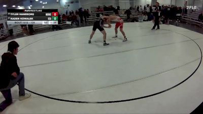 129 lbs 1st Place Match - Tyler Haneborg, Midwest Destroyers Wrestling Club vs Kaden Kowalek, Kearney