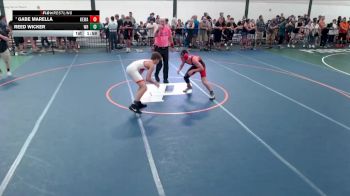 121-125 lbs Champ. Round 1 - Gabe Marella, Relentless Training Center vs Reed Wicker, Warrior RTC
