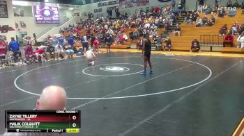 150 lbs Quarters & 1st Wb (16 Team) - Zayne Tillery, Whitewater vs MALIK COLQUITT, Southwest Dekalb