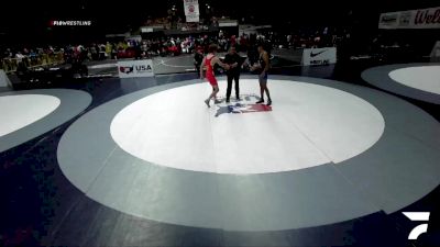 All Cadet Boys Freestyle Lower - 126 lbs Champ. Round 1 - Peyton Bowlin, Frontier High School Wrestling vs Yashar Afshar, James Monroe High School Wrestling