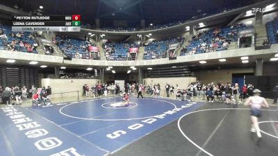 110 lbs Cons. Round 3 - Peyton Rutledge, Dupo vs Leena Cavender, Jacksonville