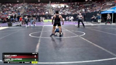 106 lbs Cons. Round 5 - Casen Villastrigo, Crook County vs Wyatt Carey, Timberlake