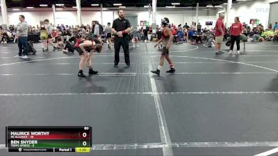 80 lbs Round 4 (8 Team) - Maurice Worthy, PA Alliance vs Ben Snyder, Terps Xpress