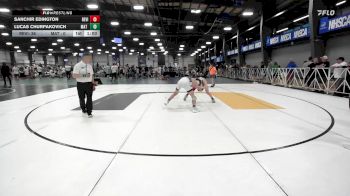 119 lbs Rr Rnd 2 - Sanchir Edington, Revival Orange vs Lucas Churpakovich, Mat Warriors Yellow