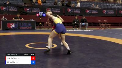 68 lbs Cons. Round 2 - Noelle Gaffney, New Jersey vs Mea Mohler, Texas