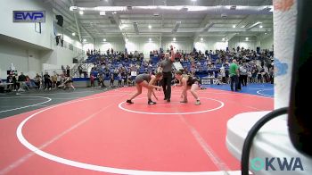 145 lbs Consolation - Colby Garrison, HURRICANE WRESTLING ACADEMY vs Victoria Evans, Jenks Trojan Wrestling Club