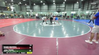138 lbs Round 1 (6 Team) - Ryder Renteria, JEFFERSON WRESTLING CLUB vs Jana Young, GREAT NECK WC - GREEN