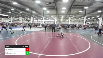 40 lbs Semifinal - Weston Palecek, Thundercats WC vs Nash Berger, Manu WC