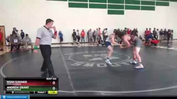 131 lbs Round 4 - Andrew Grant, Bishop Gorman vs Noah Kanakis, Faith Lutheran