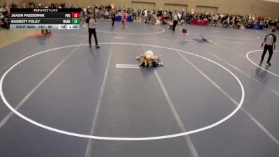 14U - 96 lbs Cons. Round 3 - Jaxon Pazdernik, Perham Wrestling Club vs Barrett Foley, Watertown/Mayer