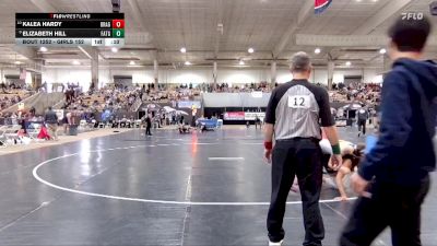 Girls 152 lbs Cons. Round 2 - Kalea Hardy, Bradley Central High School vs Elizabeth Hill, Father Ryan High School