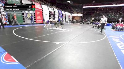 150 Class 4 lbs Champ. Round 1 - Lester Brown, Staley vs Mason Todd, Christian Brothers College