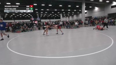 120 lbs Cons. Rd Of 32 - Ricardo Poolaw, Cleveland High School Wrestling vs Riley Ballard, Daniel Cormier Wrestling Club