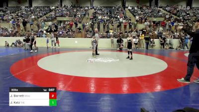 80 lbs Round Of 16 - Jacob Barrett, Sequoyah Youth Wrestling Club vs Joseph Katz, The Storm Wrestling Center