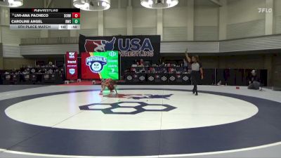 53 lbs 5th Place Match - Caroline Angel, Reign Wrestling Club vs Livi-Ana Pacheco, Steel City Reloaded Wrestling Club