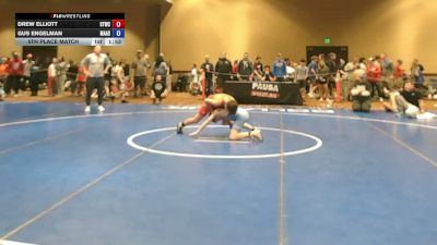 92 lbs 5th Place Match - Drew Elliott, Shore Thing Wrestling Club vs Gus Engelman, Mat Assassins