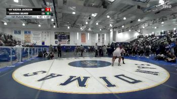 235 lbs 1st Place Match - Ny`Kierra Jackson, Cerritos vs Xristina Beard, South Hills