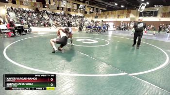 190 lbs Champ. Round 2 - Sabastian Esparza, Bishop Amat vs Xavier Vargas-Ramos, Oak Hills