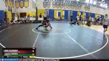 138 lbs Round 3 (8 Team) - Joshua Shores, Camden 2 vs Jose Gutierrez, Maximum Performance