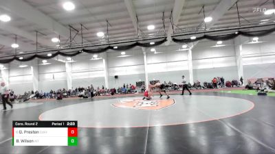 165 lbs Cons. Round 2 - Dylan Preston, Cumberlands (Ky.) vs Bode Wilson, Indiana Tech