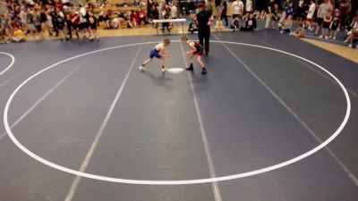 67 lbs Cons. Round 2 - Dake Zwanziger, IA vs Conley Kern, MN