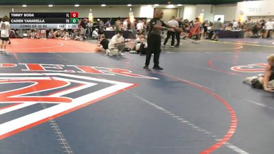 138 lbs Consi Of 32 #2 - Timmy Boda, FL vs Caden Yanarella, PA