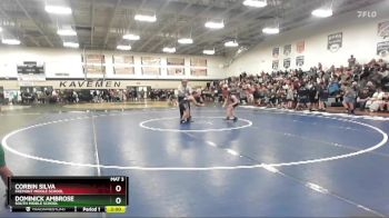 75 lbs Quarterfinal - Dominick Ambrose, South Middle School vs Corbin Silva, Fremont Middle School