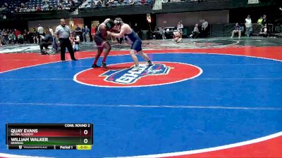 6A-285 lbs Cons. Round 2 - William Walker, Newnan vs Quay Evans, Glynn Academy