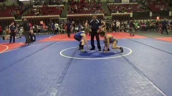 130 lbs Cons. Round 3 - Jaiden Moreland, Billings Wrestling Club vs Steeler Blunt, Malta